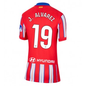 Atletico Madrid Julian Alvarez #19 Replika Hjemmebanetrøje Dame 2024-25 Kortærmet